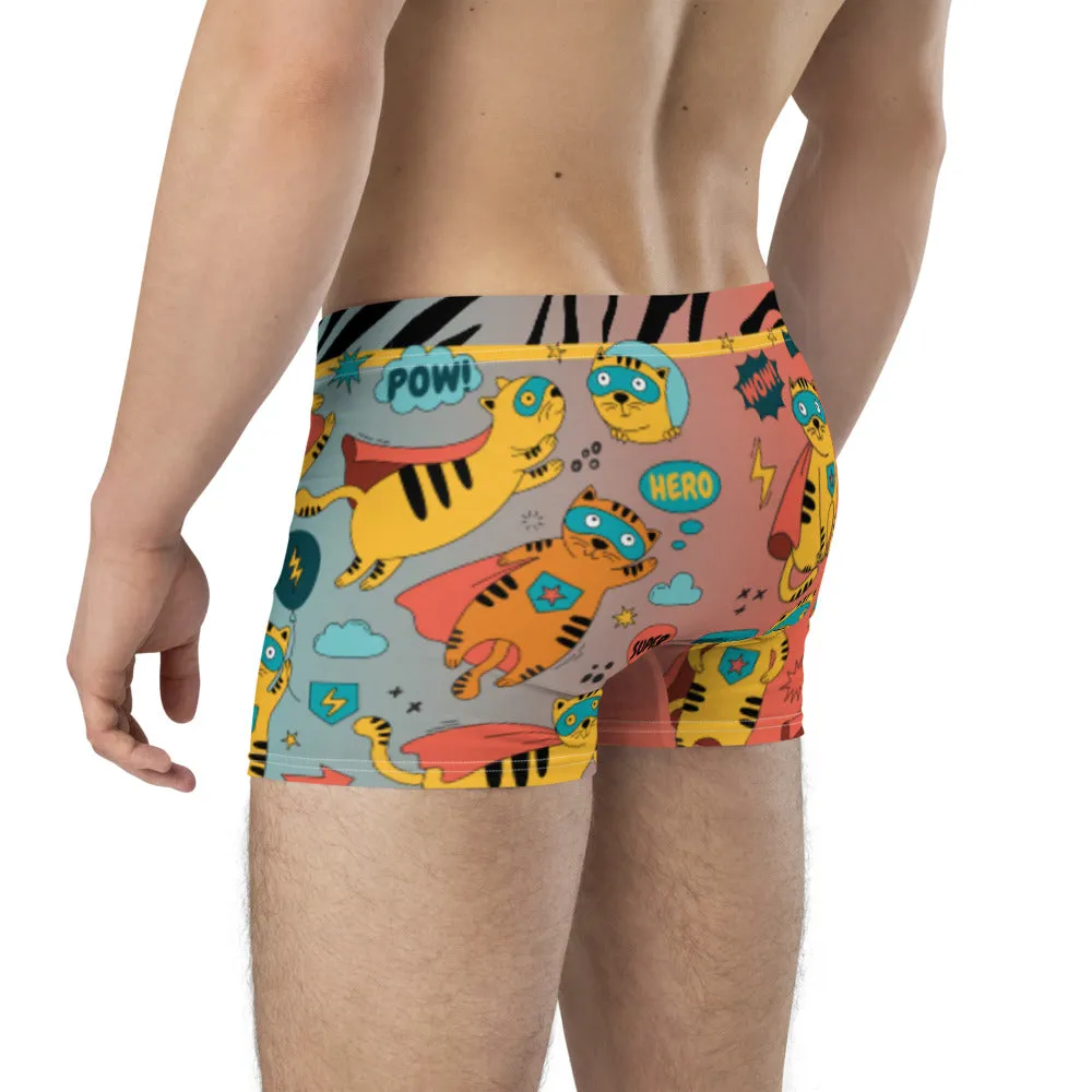 Super Hero Space Cats - Crazy-Ass Undies - Men's Boxer Briefs