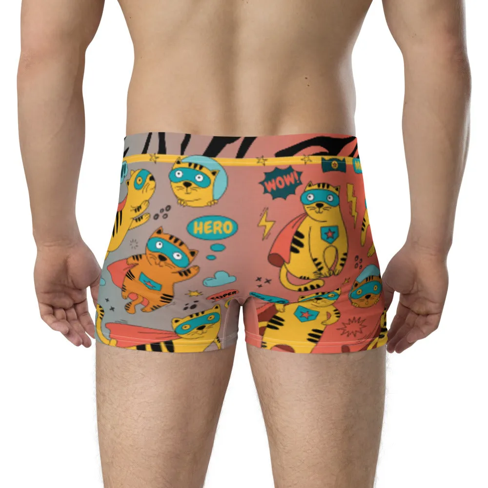 Super Hero Space Cats - Crazy-Ass Undies - Men's Boxer Briefs