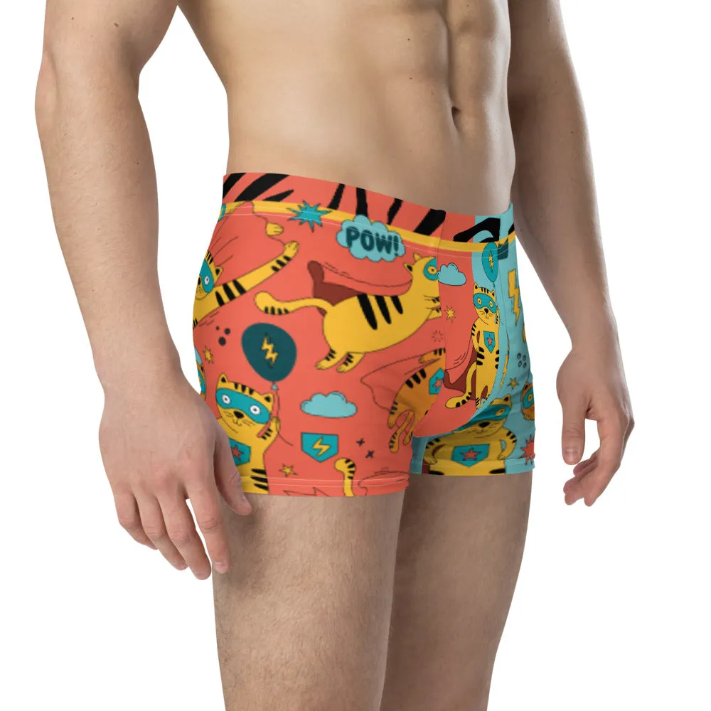 Super Hero Space Cats - Crazy-Ass Undies - Men's Boxer Briefs