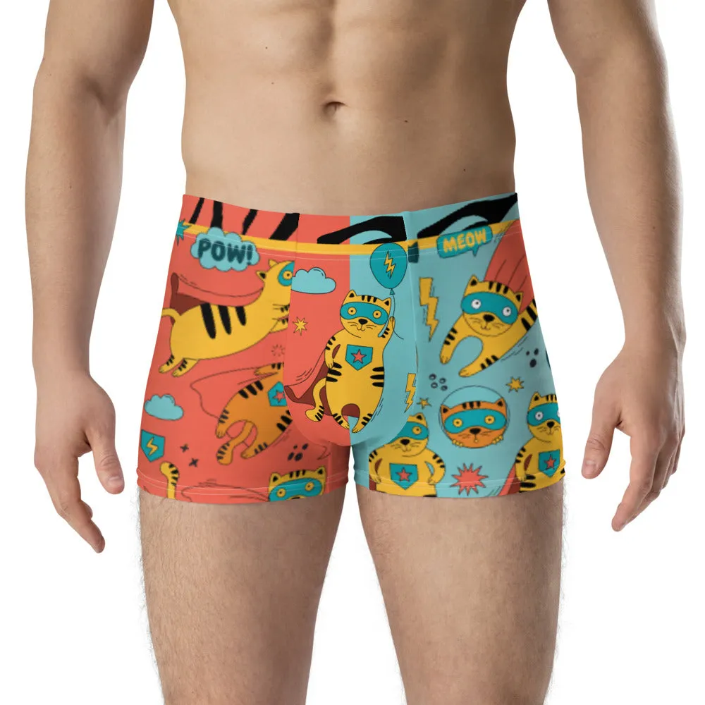 Super Hero Space Cats - Crazy-Ass Undies - Men's Boxer Briefs