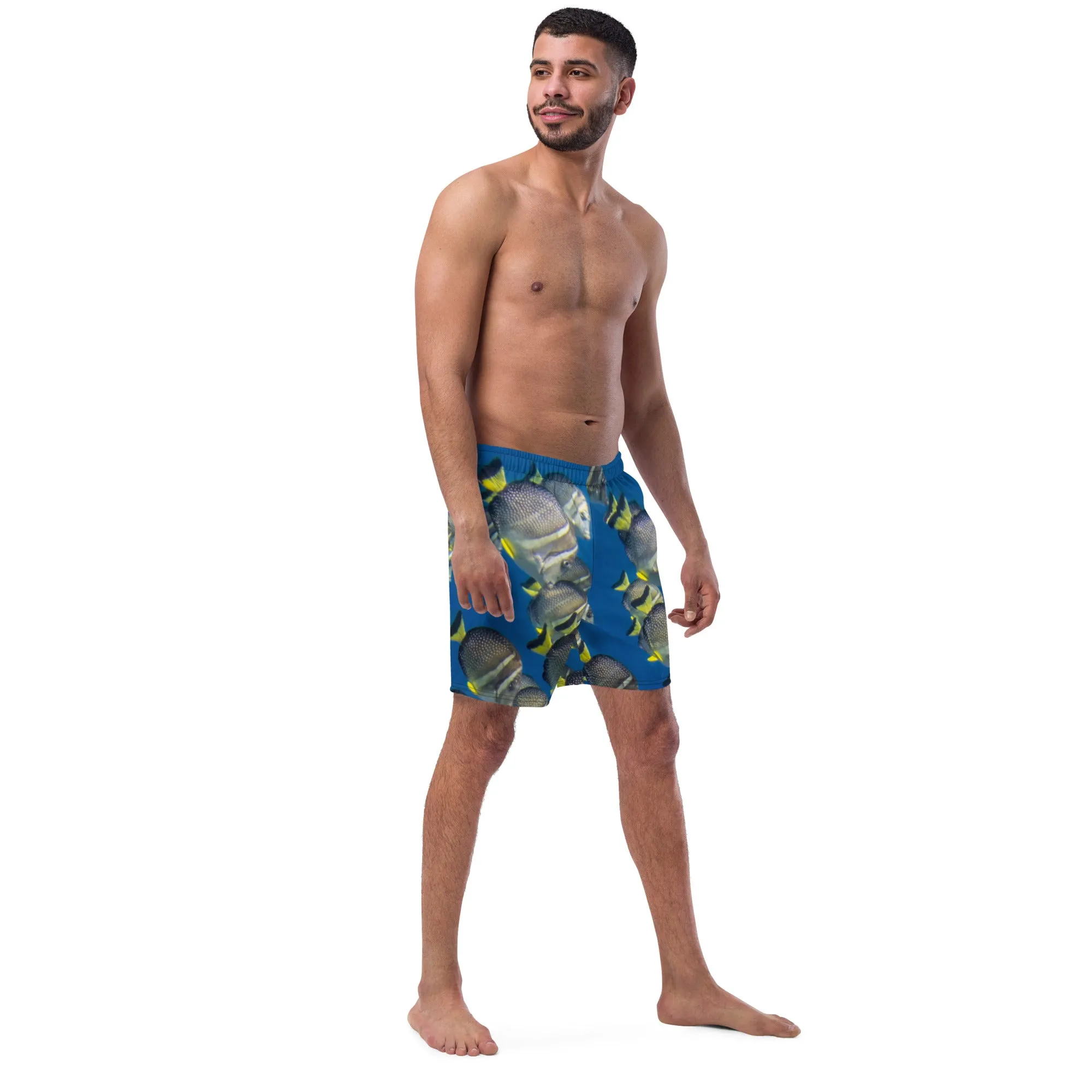 Surgeonfish School Men's swim trunks