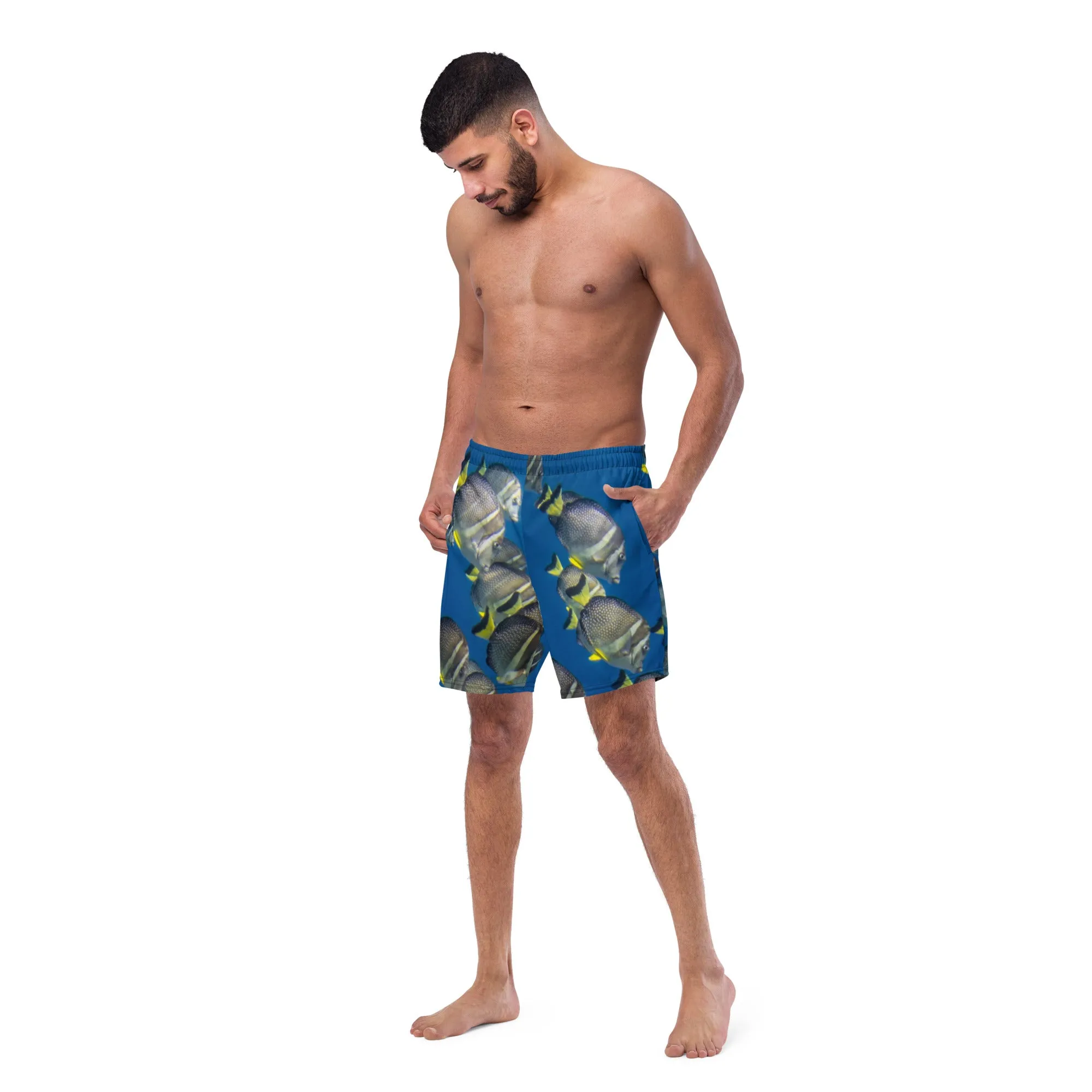 Surgeonfish School Men's swim trunks