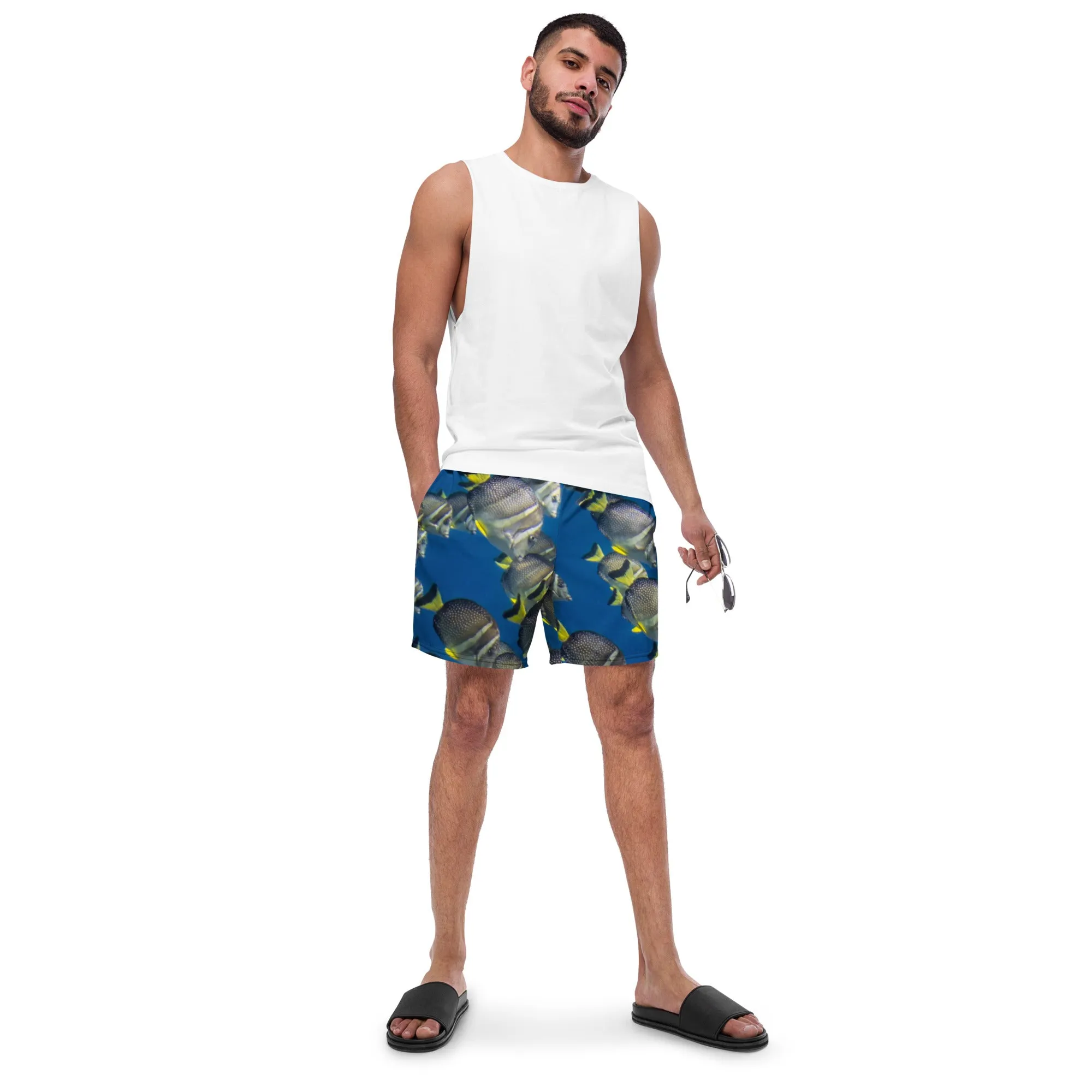 Surgeonfish School Men's swim trunks
