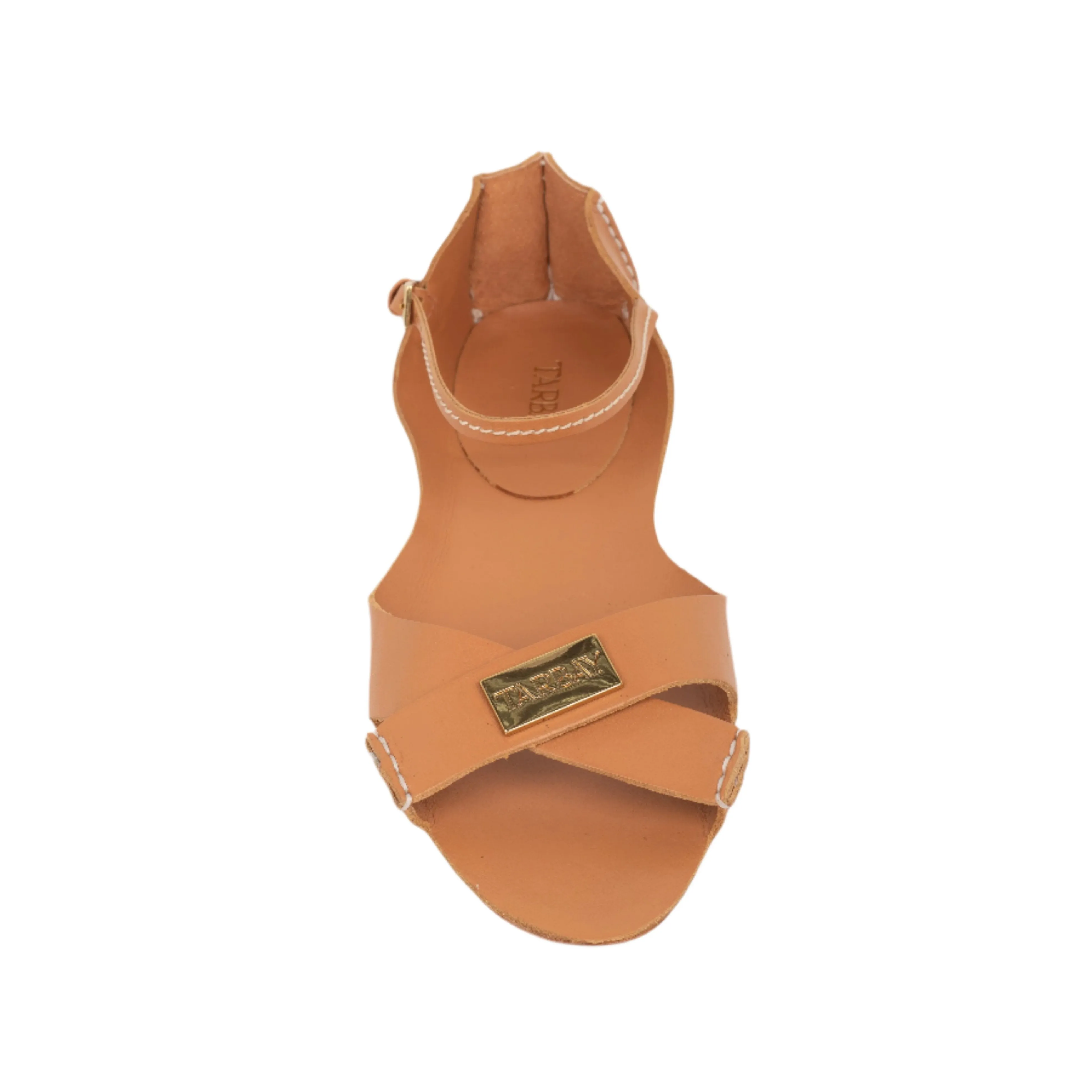Tajali Leather Sandals - Almond