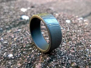 Tempest (Hi Contrast Damascus & Matte Black Titanium)