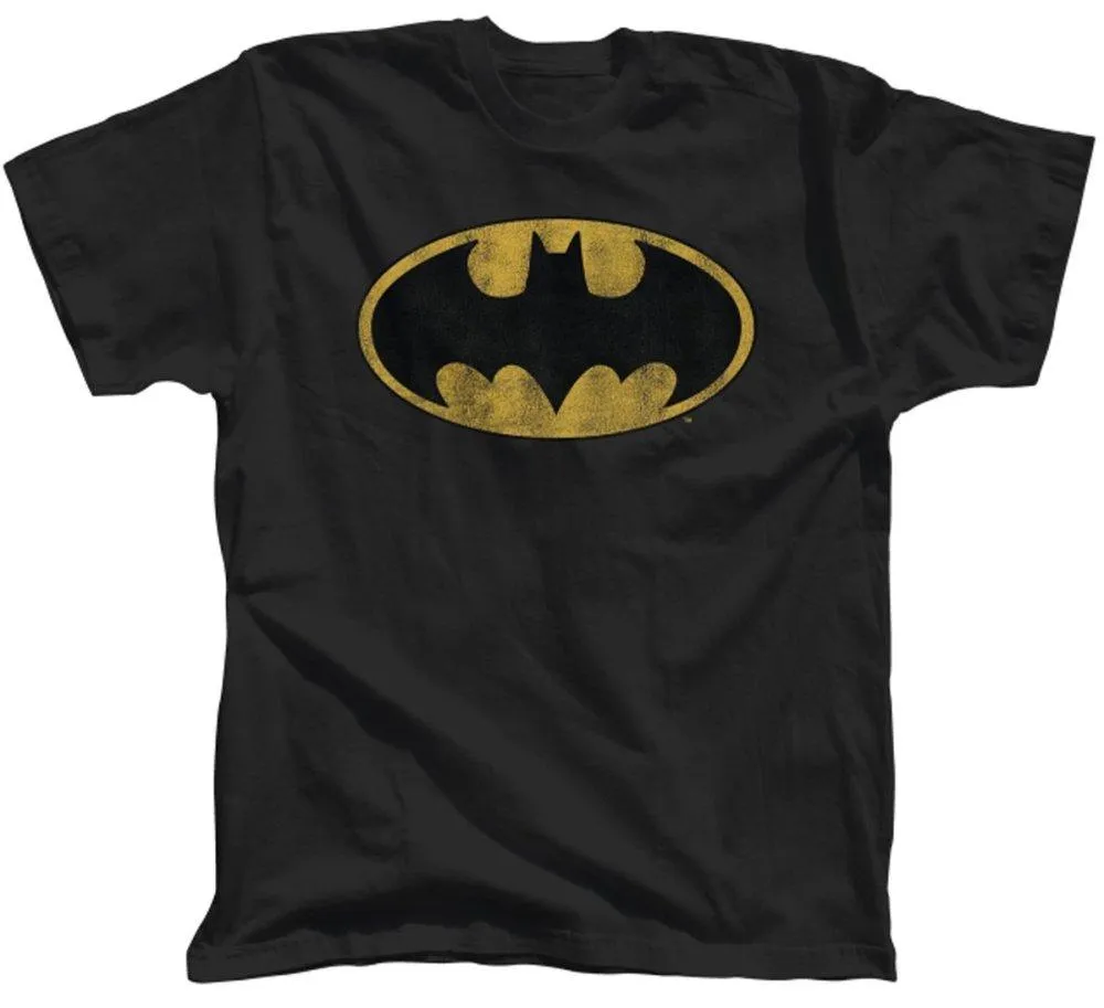 The Batman Yellow Bat Symbol T-shirt Tee Shirt