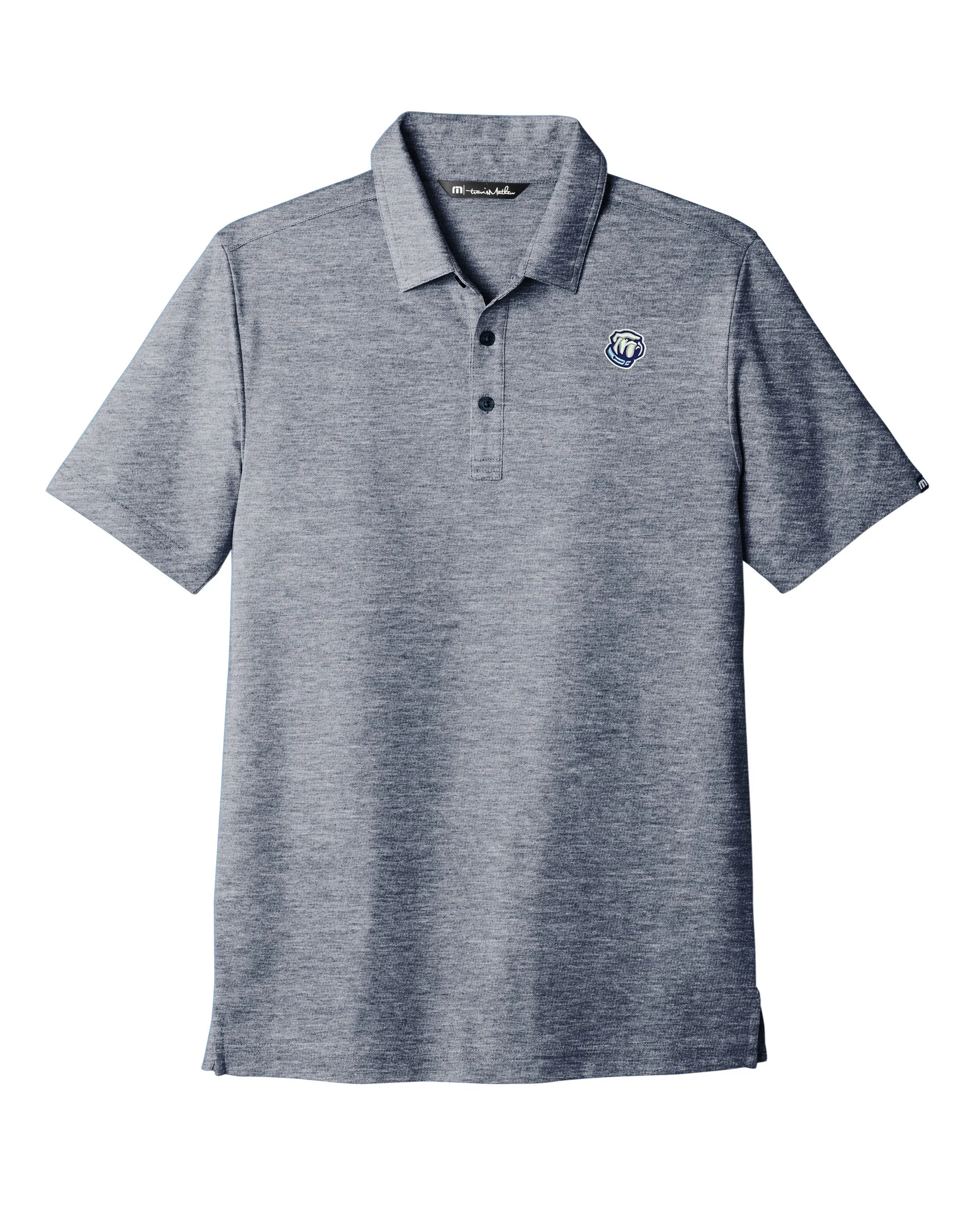 The Citadel, Bulldog logo, Travis Mathew Oceanside Heather Polo