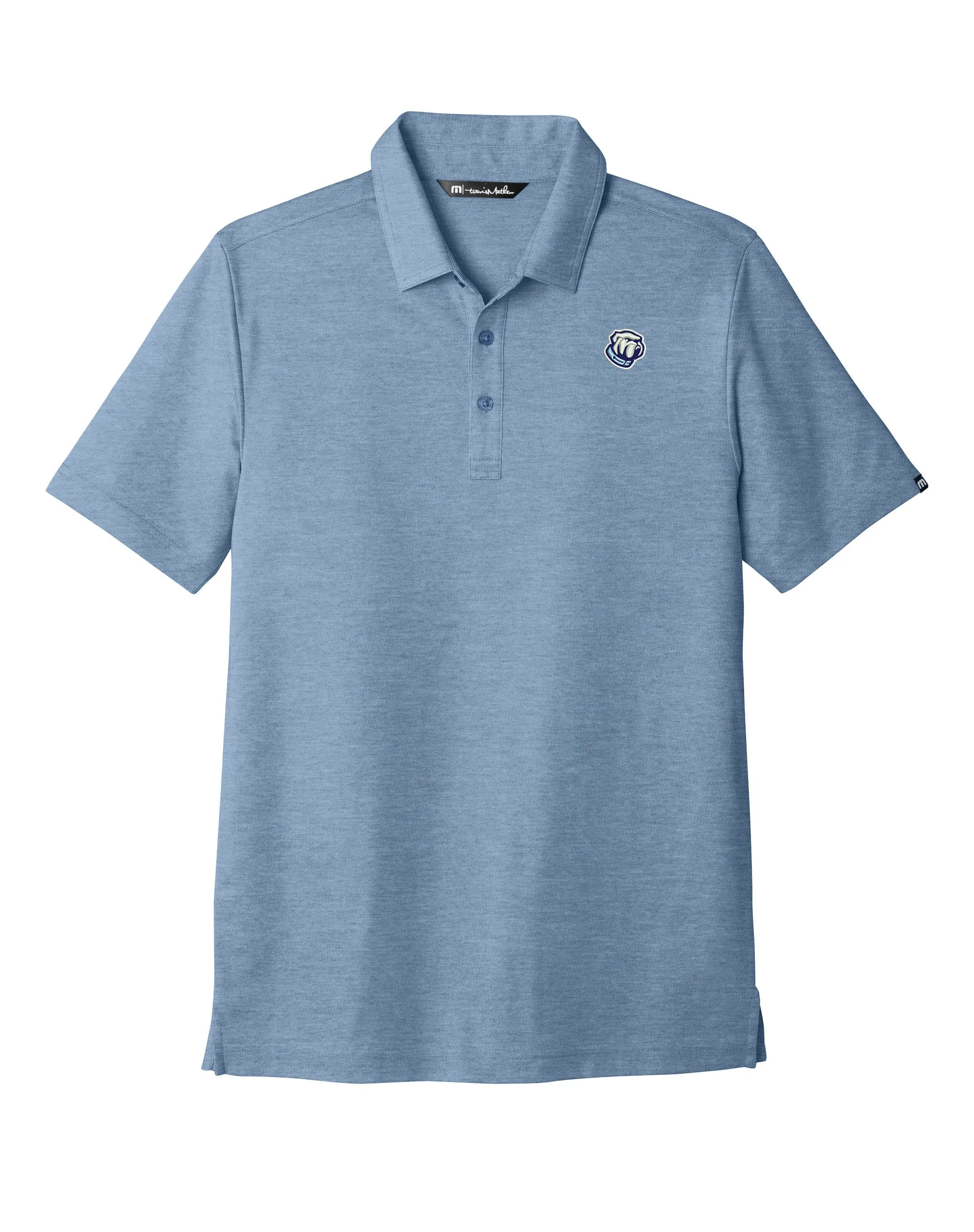 The Citadel, Bulldog logo, Travis Mathew Oceanside Heather Polo