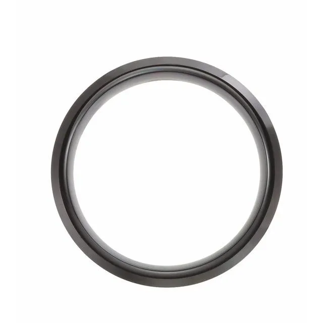 Tungsten 8 mm Black Immerse Plated Satin Finish Band