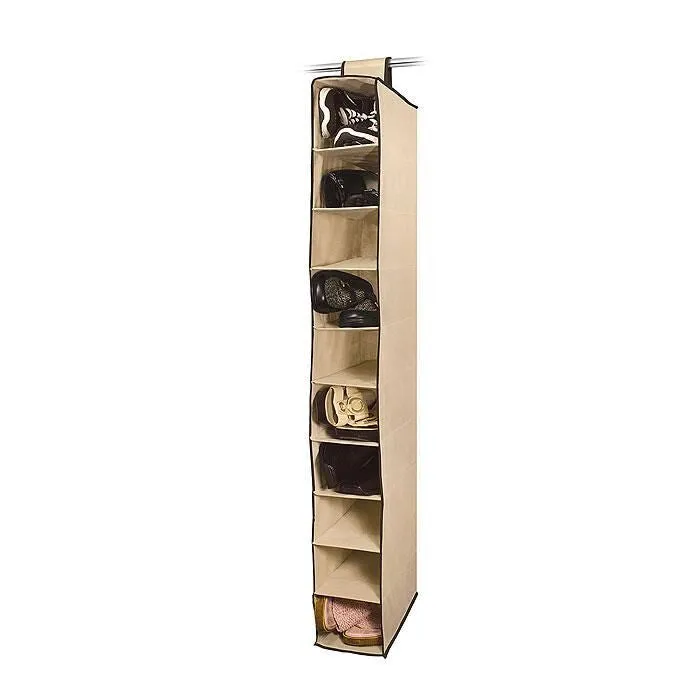 Ultimate 10-Shelf Hanging Closet Organizer