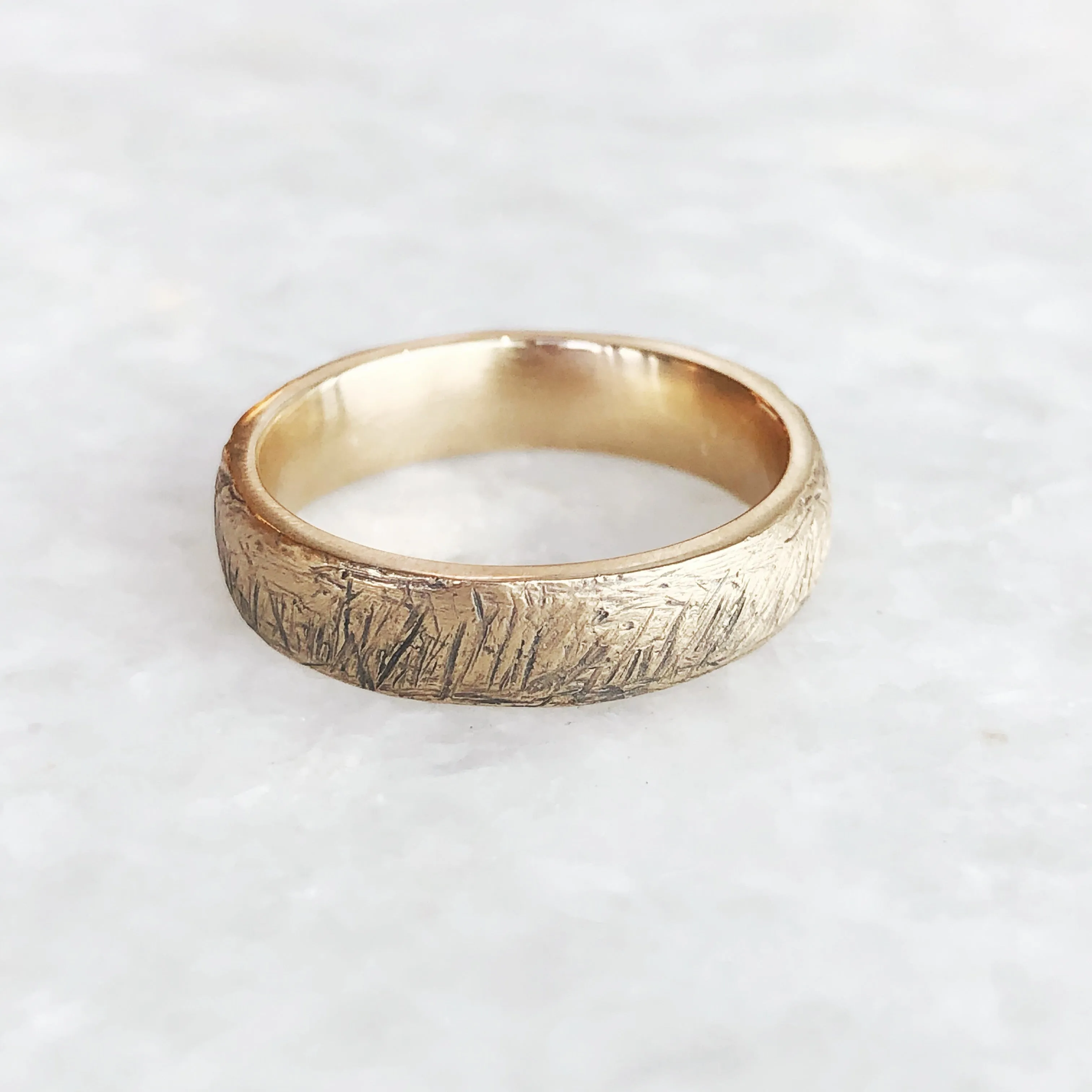 Unisex 5mm Matte Rustic Band (Final Sale)