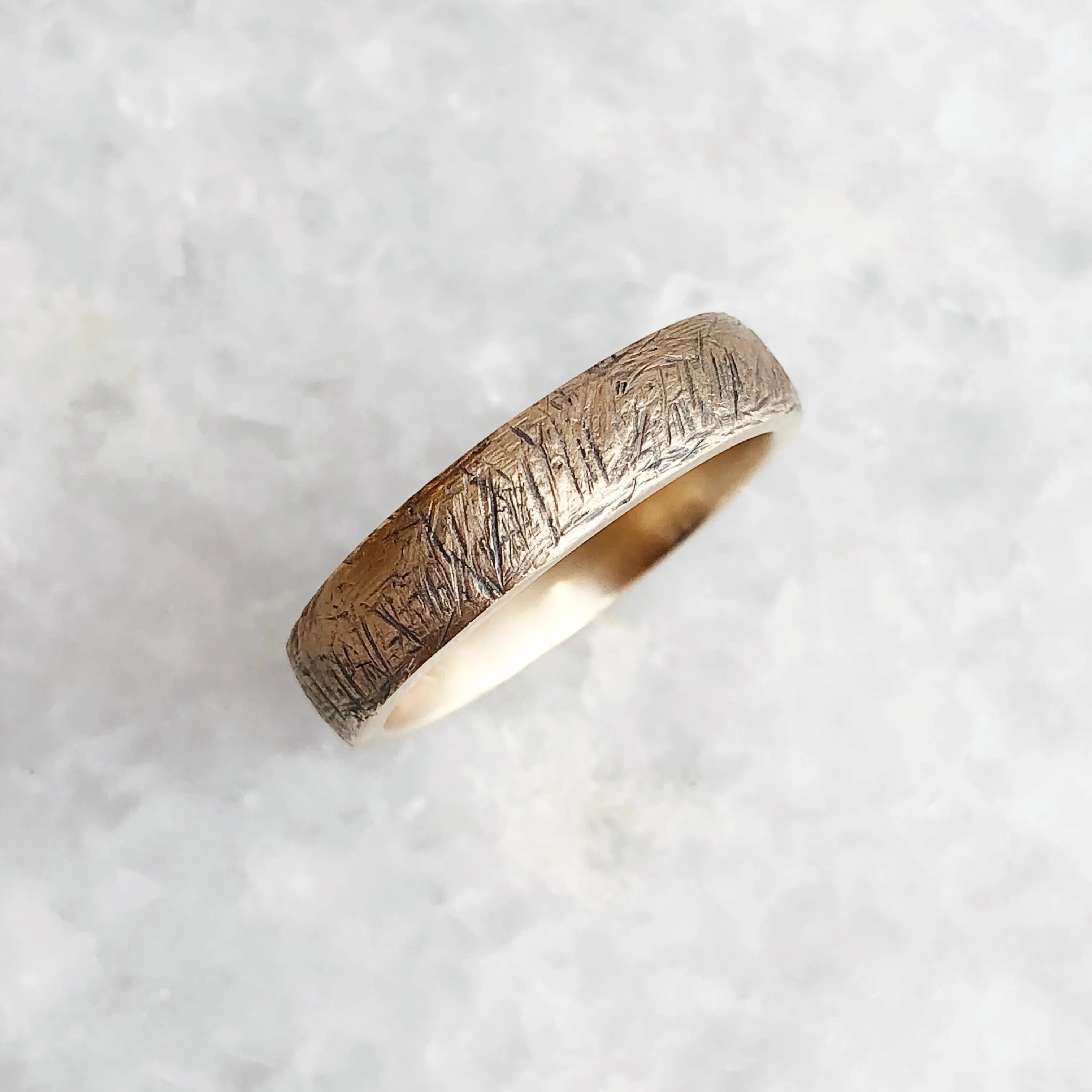 Unisex 5mm Matte Rustic Band (Final Sale)