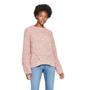 Universal Thread Women's Chunky Crew Neck Pullover Sweater