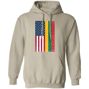 USA Lithuania Flag - Men/Women Unisex Comfort Pullover Hoodie