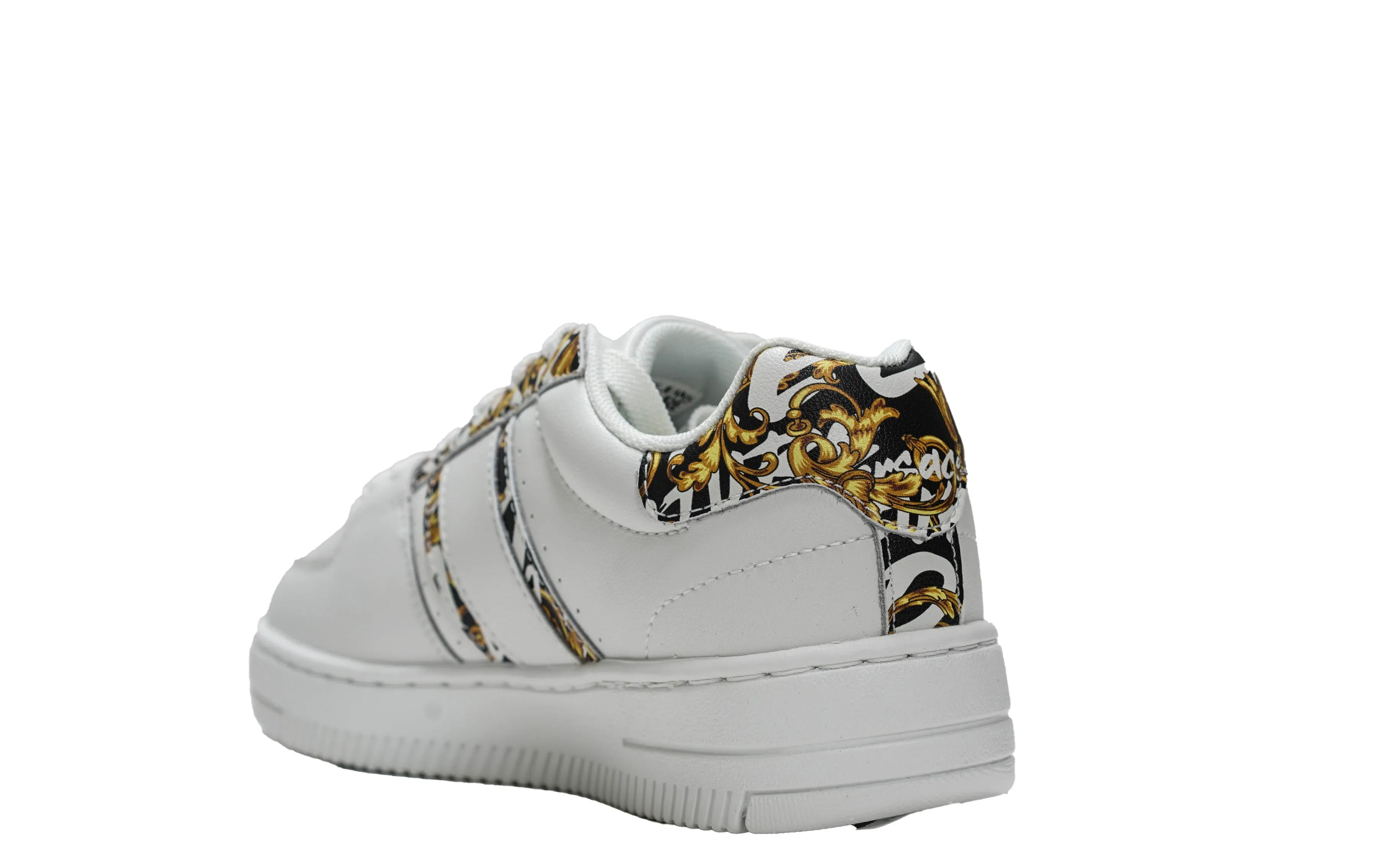 Versace Jeans Women's White Logo Sneakers 73VA3SJ - 40% OFF