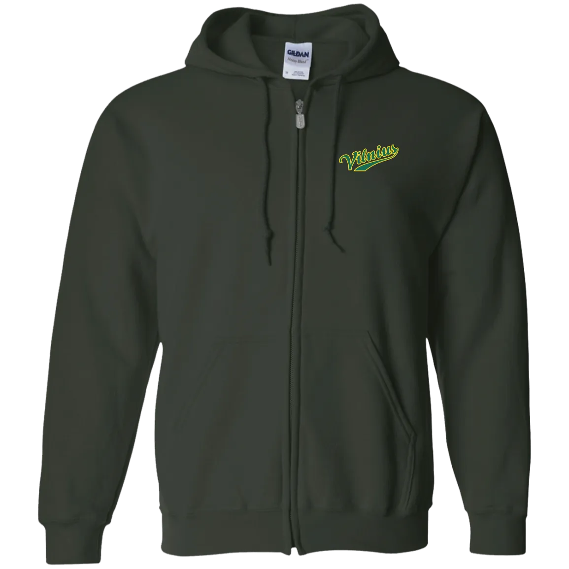 Vilnius - Men/Women Unisex Comfort Full-Zip Hoodie