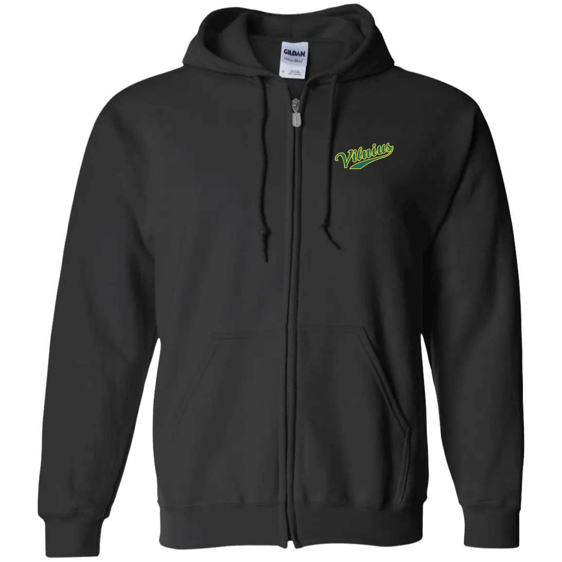 Vilnius - Men/Women Unisex Comfort Full-Zip Hoodie