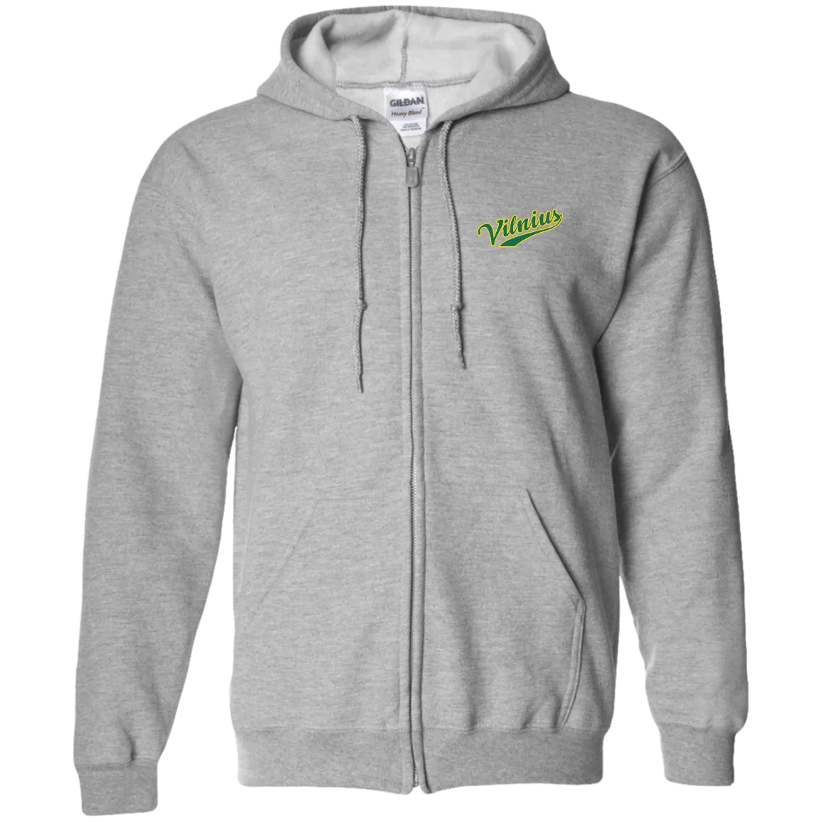 Vilnius - Men/Women Unisex Comfort Full-Zip Hoodie