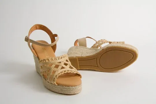 Viveca Natural Wedge Espadrilles