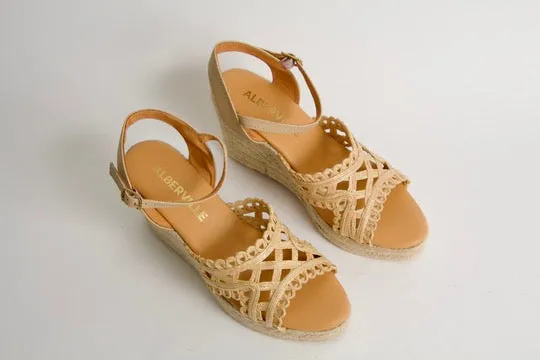 Viveca Natural Wedge Espadrilles