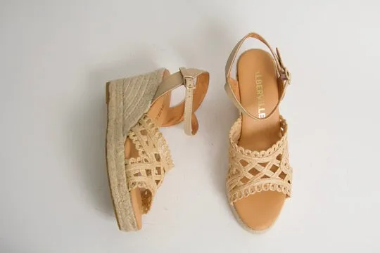 Viveca Natural Wedge Espadrilles