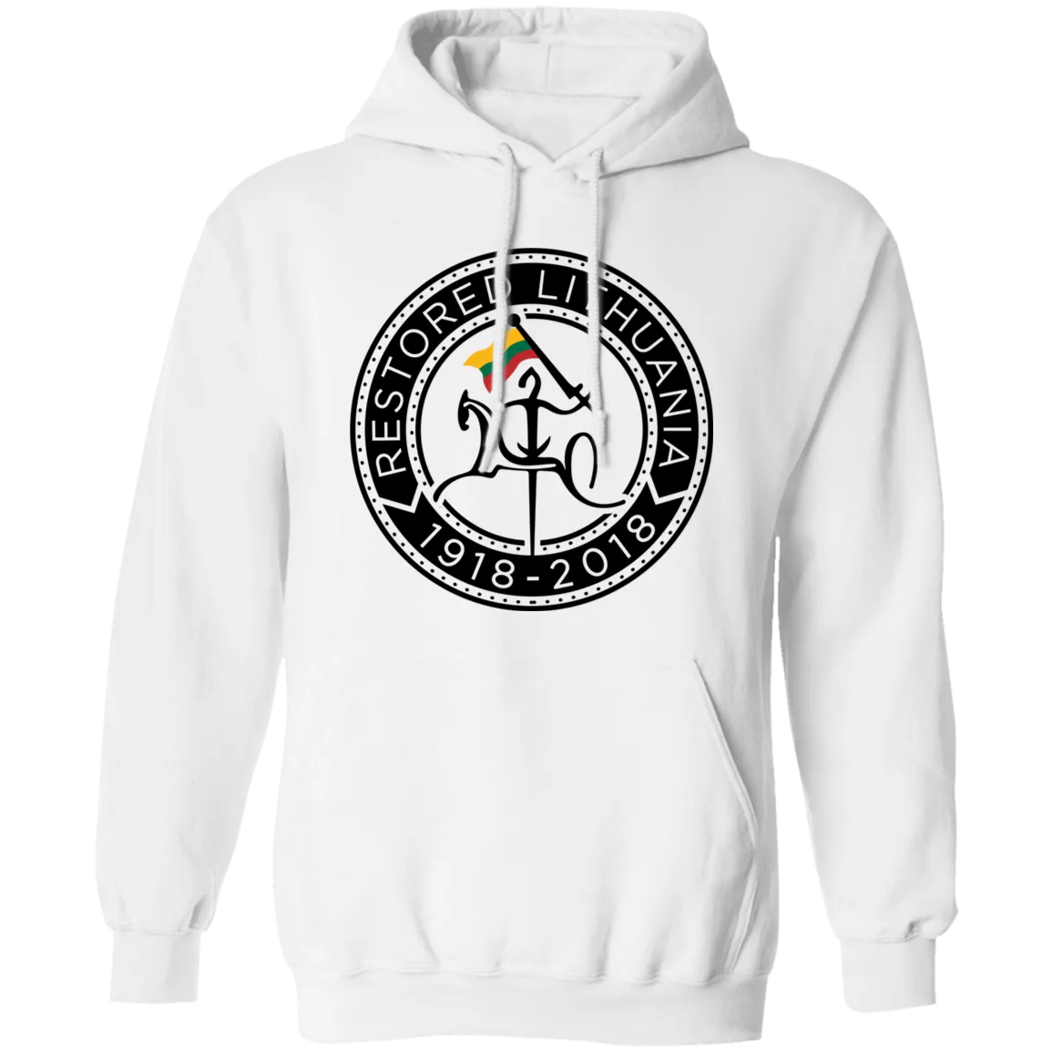 Vytis Restored - Men/Women Unisex Comfort Pullover Hoodie