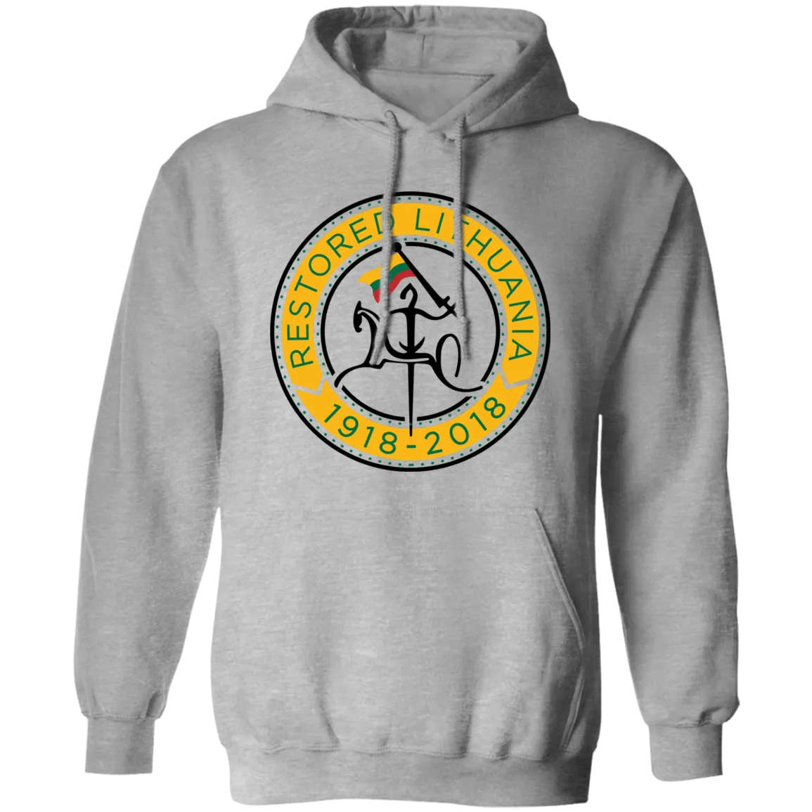 Vytis Restored - Men/Women Unisex Comfort Pullover Hoodie