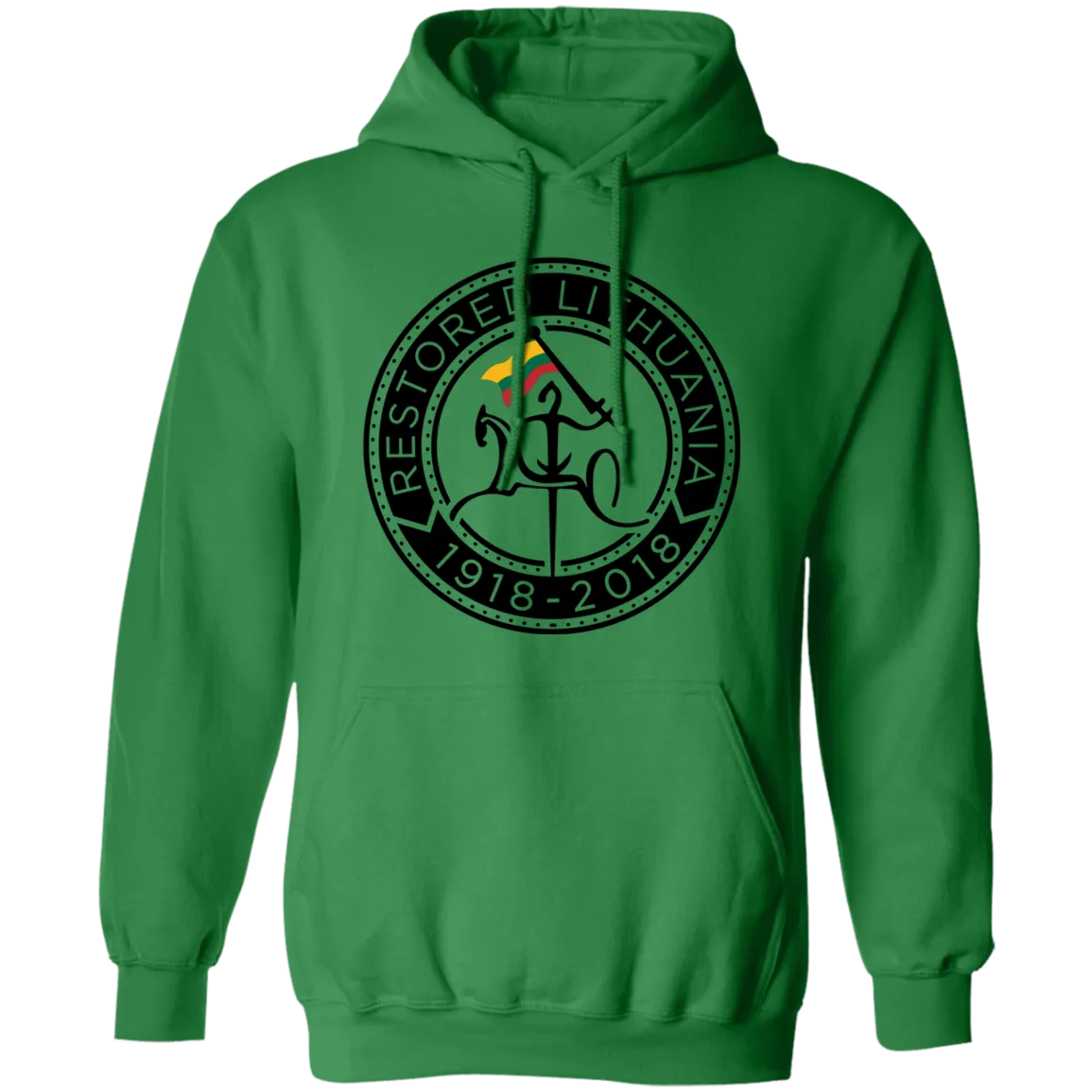 Vytis Restored - Men/Women Unisex Comfort Pullover Hoodie