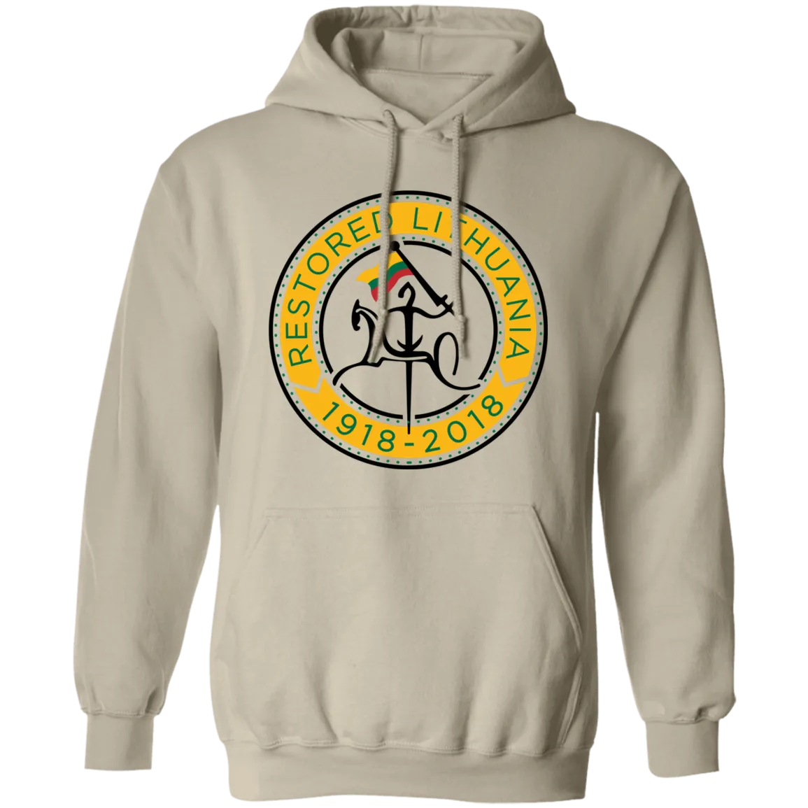 Vytis Restored - Men/Women Unisex Comfort Pullover Hoodie