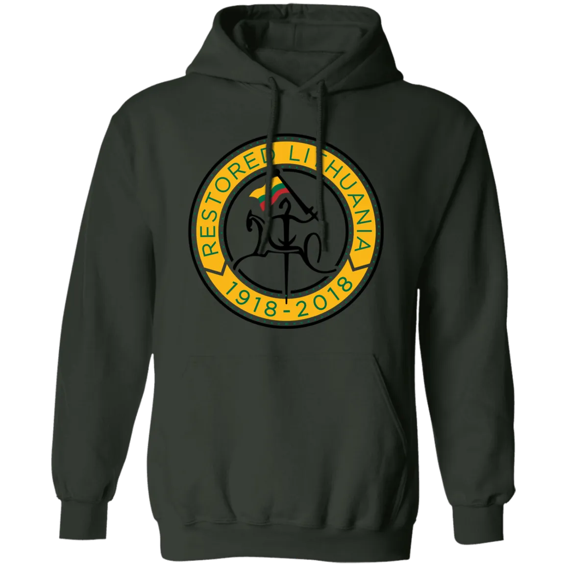 Vytis Restored - Men/Women Unisex Comfort Pullover Hoodie