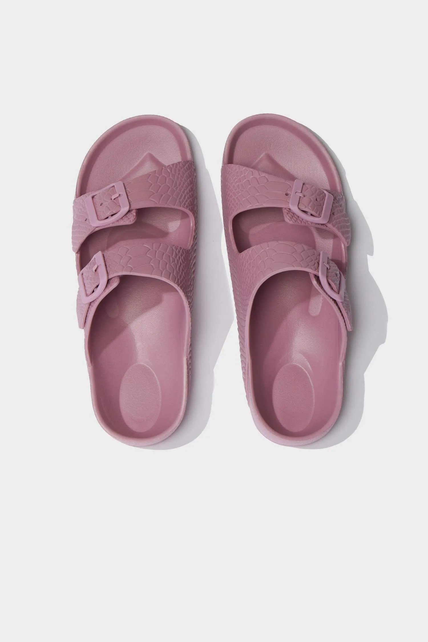 Woman Flat Base Slip On Eva Slippers