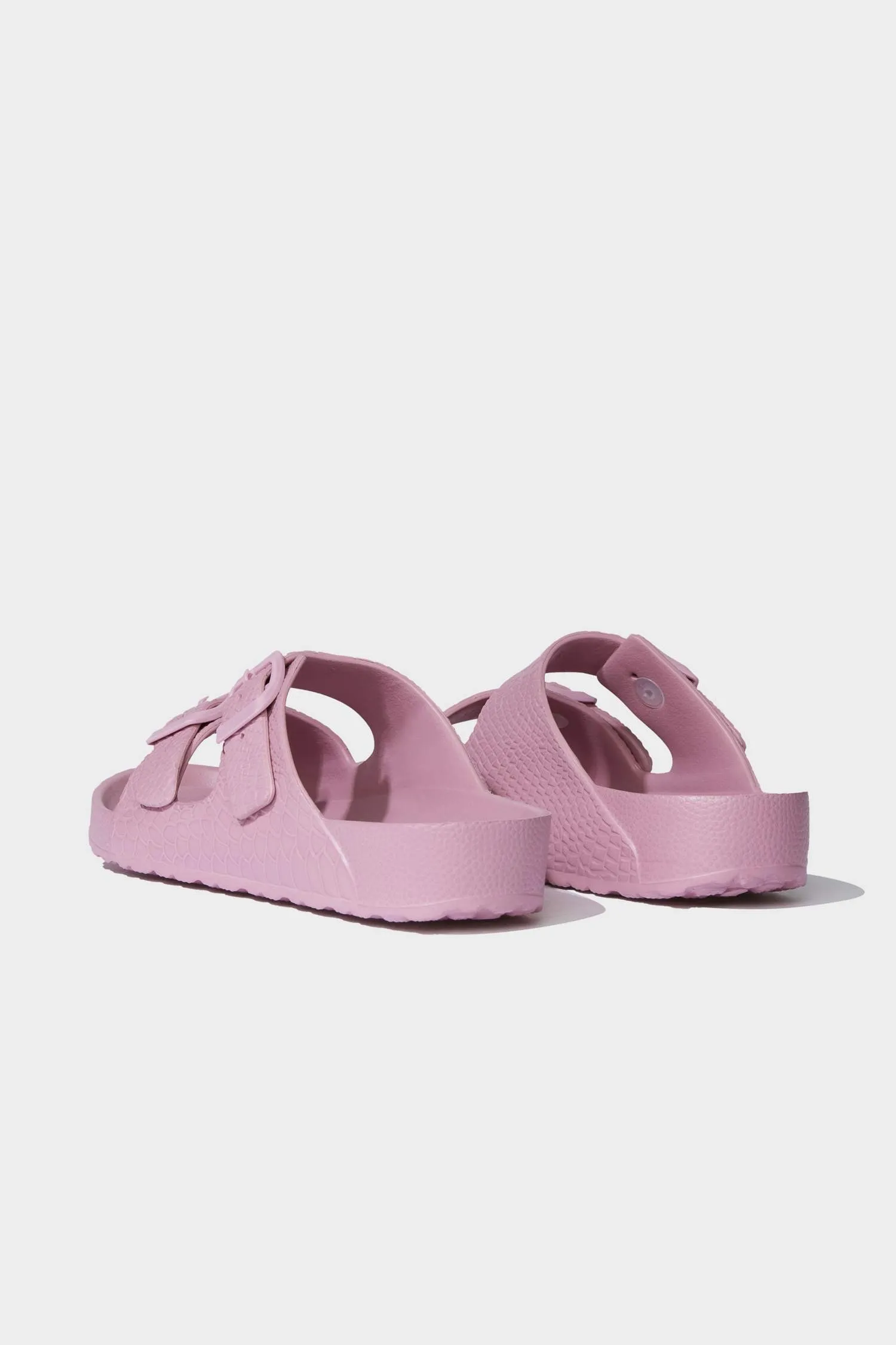 Woman Flat Base Slip On Eva Slippers