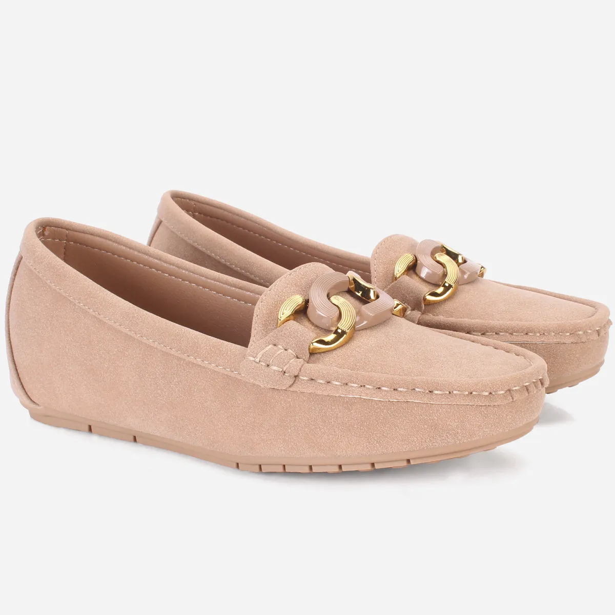 Womens "KADENCE" Low Wedge Moccasins