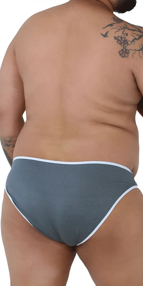 Xtremen 91021x Microfiber Briefs Plus Size Gray