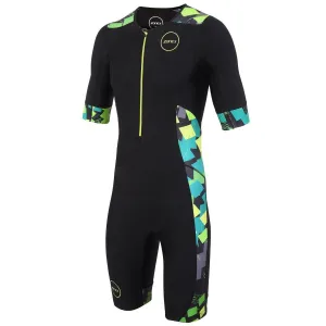 Zone3 Men's Activate Plus Short Sleeve Tri Suit Electric Sprint